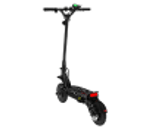 Trottinette Dualtron vue de trois quarts arrière